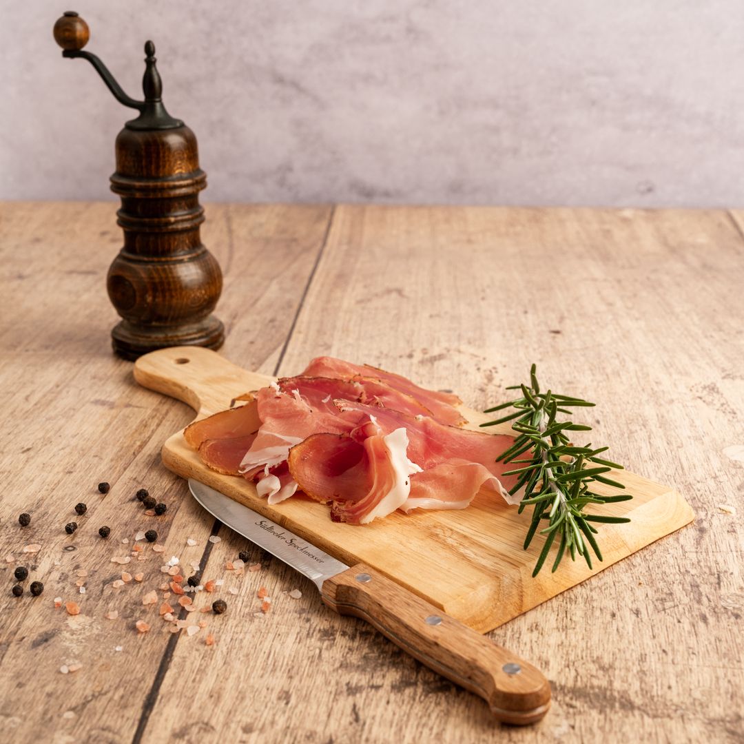 Tagliere con manico con logo "Viktor Kofler"