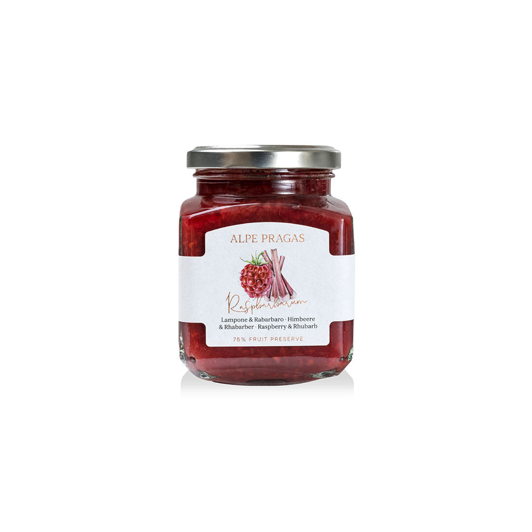 Marmellata di lamponi e rabarbaro 'Alpe