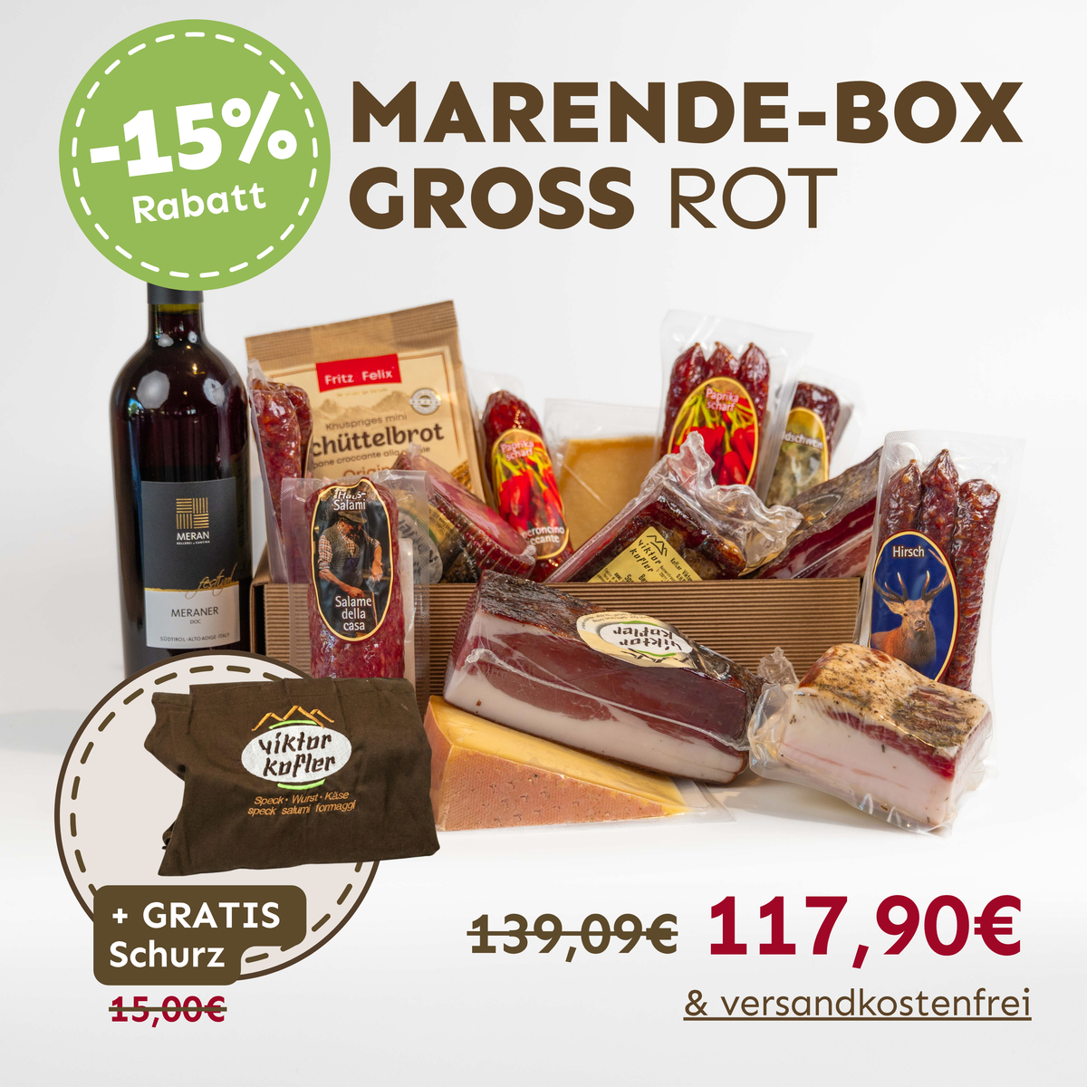 Koflers Marende Box groß - rot