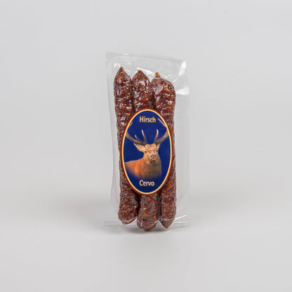 Kaminwurzen Hirsch