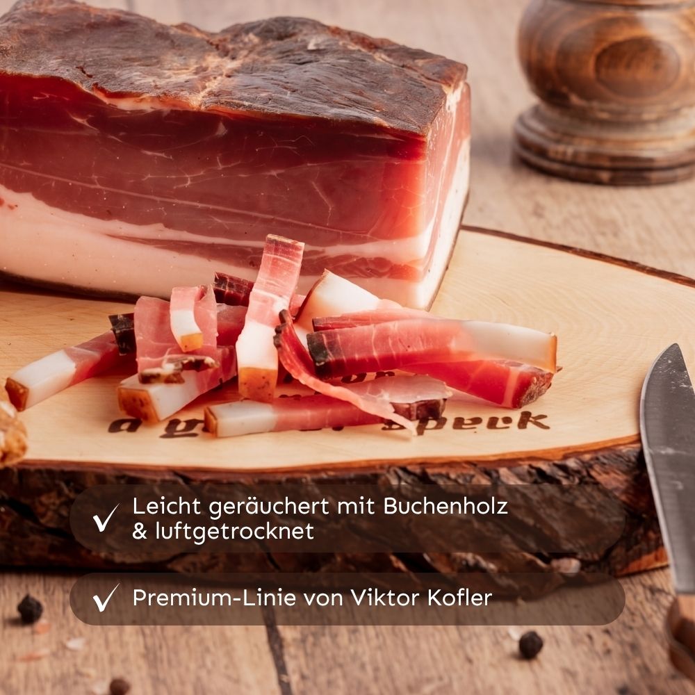 Südtiroler Speck g.g.A. vak. Mittelteil