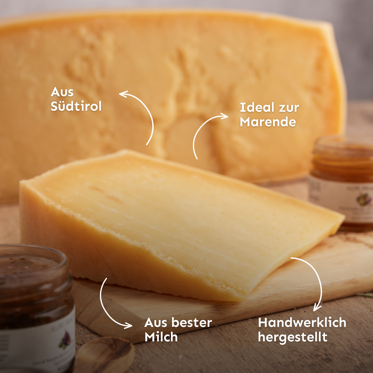 Mountain cheese aged